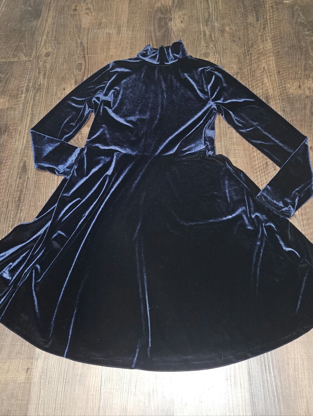 Polo Ralph Lauren Girls Velvet Mockneck Dress